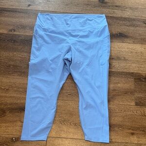 Fabletics light blue leggings 4XL